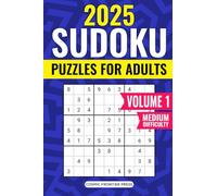 Sudoku Puzzles: 300 Medium Sudoku Puzzles and Solutions for 2025!