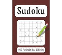Sudoku Puzzles Book For Adults: 110 Hard Sudoku Puzzles for Adults, Seniors. A Relaxing, Stress-Free, Daily Mental Exercise Book | 6x9 Inches, 112 Pages, Clean Design