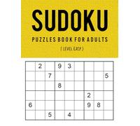 Sudoku Puzzles Book for Adults (Level Easy): 100 Sudoku Brain Games or Activity Magic Squares With Answers