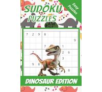 Sudoku Puzzles Dinosaur: Sudoku Puzzles with Easy to Read Print about Dinosaurs, Numbers, Animals and more | 6x9 inches, 110 pages | 50+ ... Holiday, and Free Times.| Solutions Included