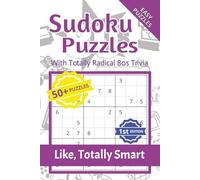 Sudoku Puzzles: Easy Level: Easy Sudoku and Retro 80s Trivia for Memory and Focus, Large Print Relaxing Mind Games, Classic 80s Pop Culture Brain Exercises for Seniors