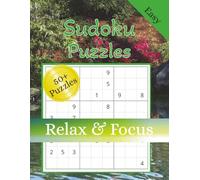 Sudoku Puzzles: Easy Sudoku Puzzles | Easy to Read Print | 50+ Puzzles | Instructions Included |8.5x11 inches | 112 pages