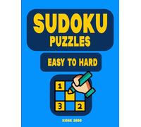 Sudoku Puzzles Easy to Hard: 120 Sudoku Puzzles with Solutions for Adults and Seniors to Sharpen the Mind and Enjoy (Sudoku Book Gift for Seniors)