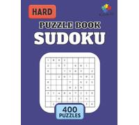 Sudoku Puzzles for Adults and Seniors: 400 Hard Puzzles | 4 Puzzles per Page | Large 8.5x11 Inches Print | With Solutions