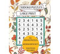 Sudoku Puzzles for Adults - Large Print:: Sudoku Book with Solutions - Easy to Read, Challenging for Mental Exercise - 50+ Medium Difficulty, 8.5 x 11