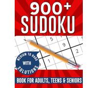Sudoku Puzzles for Adults: Medium to Hard Puzzles With 900 Sudoku With Solutions