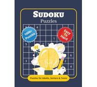 Sudoku Puzzles for Adults, Seniors and Teens: Puzzle Book With 1000+ Sudoku Puzzles from Easy to Hard Difficulty