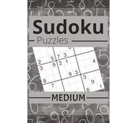 Sudoku Puzzles Medium: 200 Intermediate Logic Brain Games for Adults and Seniors: Large Print Puzzles with Solutions and a Portable 6x9 Design for Mindful Focus