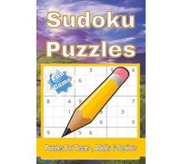 Sudoku Puzzles: Puzzles with Easy to Read Print and more | 6x9 inches 110 Pages| Puzzles for Kids, Adults & Seniors (Solution Included)