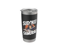 Sudoku Samurai - Divertido Sudoku Puzzle Vaso térmico de acero inoxidable de doble pared