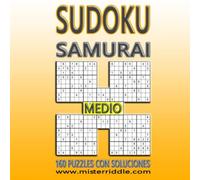 SUDOKU SAMURAI - MEDIO - 160 PUZZLES