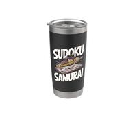 Sudoku Samurai - Rompecabezas de sudoku Vaso térmico de acero inoxidable de doble pared