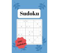 Sudoku: : Schwere Rätsel, 200+ Rätsel und Lösungen in einem Buch | 6x9 inch, 300 Seiten | Leicht zu lesen | Für Urlaub, Bahnfahrten, Pausen und gemütliche Abende