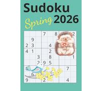 Sudoku Spring 2026: Easy to Hard 90 Puzzles and Solutions | 3 Months of Sudoku | 6x9 inches | 180 Pages... Gifts for Adults and Teens (Sudoku 2026 Seasons)