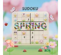 Sudoku Spring: Enjoy hours of brain-boosting fun with this Large Print Sudoku Puzzle Book! (Lovely Sudoku)