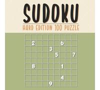 Sudoku: Sudoku puzzle book with Solutions HARD edition(100 Puzzle)