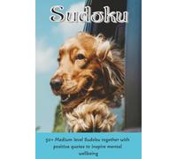 Sudoku: Sudoku Puzzles for mental wellbeing | Help calm the mind, Relax, and Focus | 6 x 9 Inches, 110 Pages | 50+ Puzzles | Solutions Included