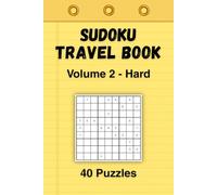 Sudoku Travel Book: Volume 2 - Hard