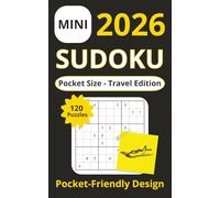 Sudoku Travel Edition: Pocket Sudoku Book for Adults - 120 Puzzles in Travel Size (5x8), Small and Portable Pocket Sized Puzzle Book for On-the-Go Brain Training
