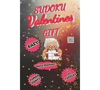 Sudoku Valentines Gift: for Seniors and Beginners | 80 Easy Large Print Sudoku Puzzles | Extra Jumbo 20+ Font | One Puzzle Per Page with Scratch Pad ... Games for Older Adults (PUZZLES FOR SENIORS)