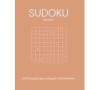 Sudoku Vol 1: 300 Puzzles · Easy → Expert · With Solutions