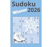 Sudoku Winter 2026: Easy to Hard 90 Puzzles and Solutions | 3 Months of Sudoku | 6x9 inches | 180 Pages... Gifts for Seniors, Adults, and Teens (Sudoku 2026 Seasons)