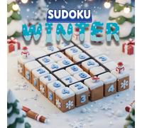 Sudoku Winter: Enjoy hours of brain-boosting fun with this Large Print Sudoku Puzzle Book! (Lovely Sudoku)