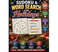 Sudoku & Word Search for Holidays: Large Print Holiday-Themed Puzzles for Adults and Seniors | 100 Sudoku and Word Search Games for Christmas, Halloween, Thanksgiving, Easter, and More
