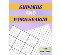 Sudokus and Word Search book 2.0: 2-1 puzzle for travel: small book with sudokus and word search for teenagers and adults