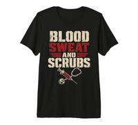 Sudor De Sangre Y Scrubs Nurse Er Tough Camiseta Premium