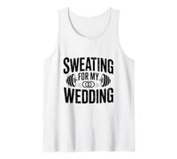 Sudoración para mi Boda Nupcial Entrenamiento Motivacional Camiseta sin Mangas