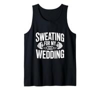 Sudoración para mi Boda Nupcial Entrenamiento Motivacional Camiseta sin Mangas
