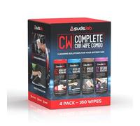 suds.lab- Paquete de toallitas limpiadoras de interiores para automóviles Suds Lab: paquete de 4 limpiadores multiusos, protectores, limpiadores de cuero y limpiadores de vidrios para el cuidado del a