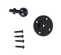 SueaLe Adaptador de cabeza de bola de aluminio, conectores de trípode de 17 mm a 1/4 pulgadas, adaptador macho fijo de escritorio