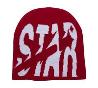 SueaLe Gorro de punto para mujeres y hombres, gorros elásticos de ganchillo para bailar Y2K, gorra de calavera suave, sombrero casual, accesorio elegante para exteriores, a, Talla única