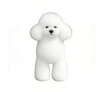 SueaLe Maniquí de perro caniche para práctica de aseo extraíble, cabeza y espalda, secciones de pelo profesional para mascotas