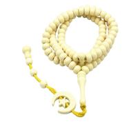 SueaLe Rosario de 8 mm con 99 cuentas Tasbih para oración, collar, oración Eid para hombres y mujeres, accesorios de joyería Eid, talla única, como se describe, como se describe