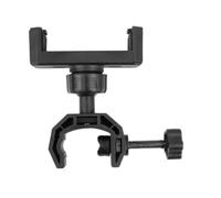 SueaLe Soporte para smartphone para instrumentos musicales, soporte de ensayo, abrazadera giratoria ABS y textura de metal para teléfono