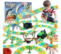 Suebah Circuito Coches Niños con 324 Piezas Juguetes Niños 3 Años Pista de Coches para Niños 2 Coches Juegos Niños Cumpleaños Navidad Regalos para Niños de 3 4 5 6 7 8 Años