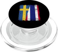 Suecia Tailandia Media Bandera Raíces tailandesas suecas PopSockets PopGrip para MagSafe