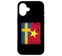 Suecia Vietnam Media Bandera Sueca Vietnamita Historia Carcasa para iPhone 16