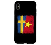 Suecia Vietnam Media Bandera Sueca Vietnamita Historia Carcasa para iPhone XS MAX