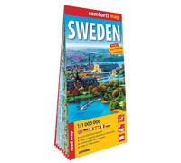Suède 1/1.000.000 (carte grand format laminée). Sweden (Carte Laminée Routière et Touristique Comfort! Map)
