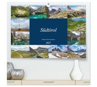 Südtirol (hochwertiger Premium Wandkalender 2027 DIN A2 quer), Kunstdruck in Hochglanz: Naturkalender Südtirol - Drei Zinnen und Pragser Wildsee