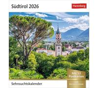 Südtirol Sehnsuchtskalender 2026 - Wochenkalender mit 53 Postkarten: Reise-Kalender mit Urlaubsfeeling für den Schreibtisch. Südtirols schönste ... Postkarten-Fotokalender. Auch zum Aufhängen