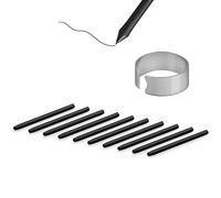 SUEEWE 10X Puntas de Repuesto para One by Wacom/Bamboo/Intuos/Intuos 5&4&3/Intuos Pro(PTH-451/651/851)/Cintip Companion 1&2&Hybrid/Cintip 13H, para CTE-,MTE-,CTL-,CTH- Serie Tableta Gráfica, Negro