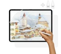 SUEEWE [2 PZS] Protector Pantalla Mate para iPad Pro 11" M4 2024 (A2836/A2837/A3006), Feel Like Efecto Papel para Dibujar y Escribir, con 2 Puntas para Apple Pencil Pro & USB-C & 2ª y 1ª generación