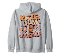 Suegra Piensa Que Soy Adorable Declaración de Amor Familiar Sudadera con Capucha