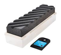 Suehiro: Piedra de lapear con funda SS-1, grano #100, herramienta de reparación de superficie de piedra de afilar, piedra gruesa a mediana: 8.1 x 2.1 x 1.06 pulgadas