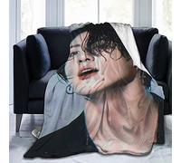 Suehome Jungkook Jeon Jung Kook - Manta cálida suave y cómoda, manta de playa, manta de picnic, manta de forro polar para sofá, oficina, cama, coche, campamento (50 x 40 pulgadas)
